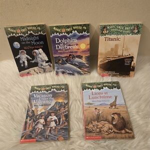 Magic Tree House Book Set Includes 'Midnight on the Moon,' 'Dolphins at Daybreak